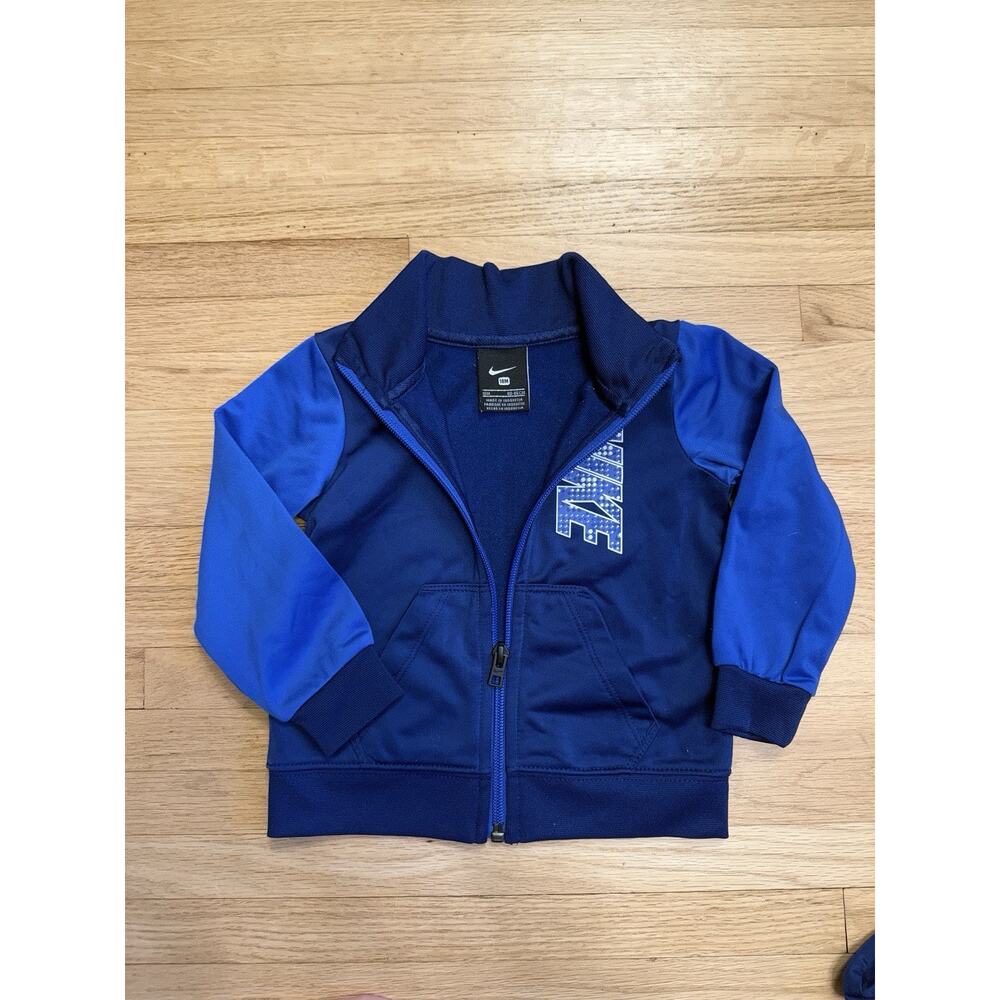 Nike Dri-Fit Toddler 18M Navy Blue Baby Jacket and Pants Tracksuit Set - Picture 14 of 14
